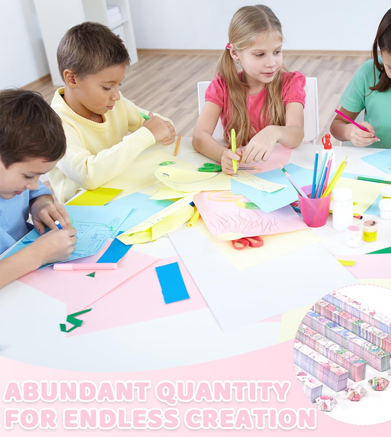 600-Count Lucky Star Paper Strips For Origami