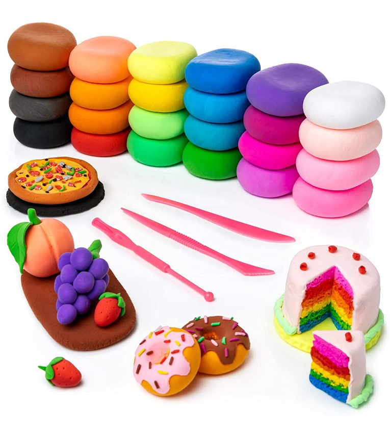 Combo of 2 Set of 12 Pcs of Air Dry Clay