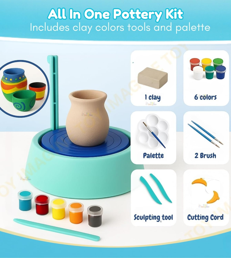 Toy Imagine Kids Pottery Wheel Kit
