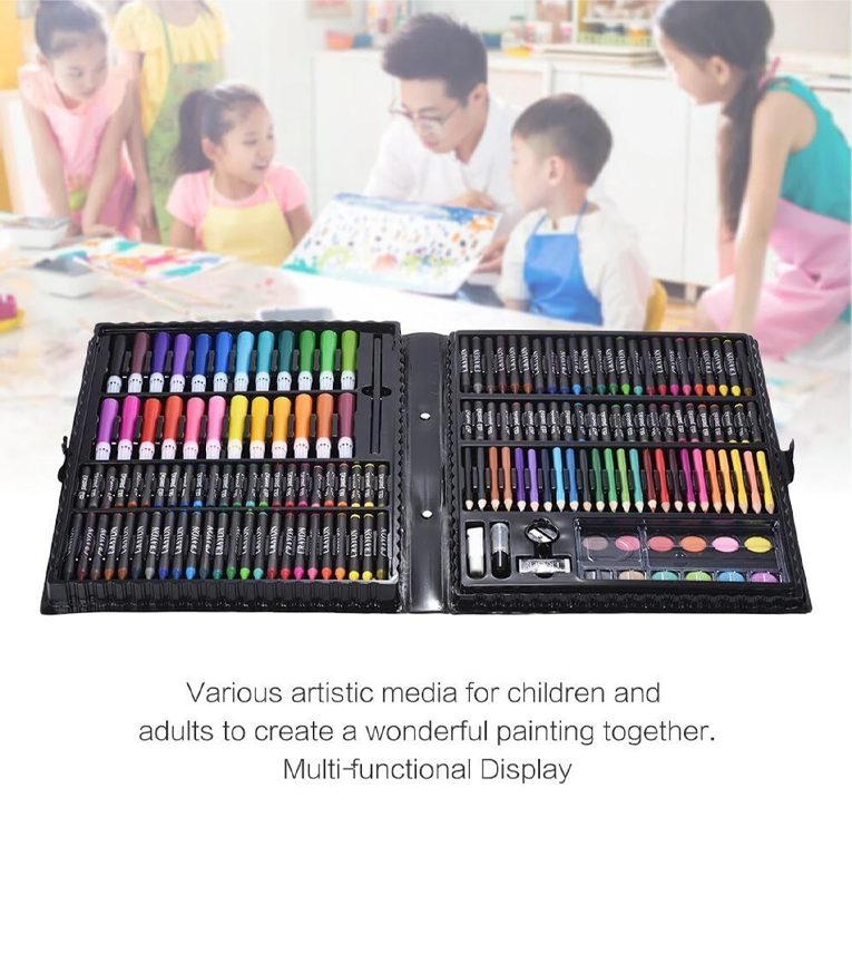 168-Piece Kids Art Set, Portable Drawing Set Makes Great Gift for Artists Kids