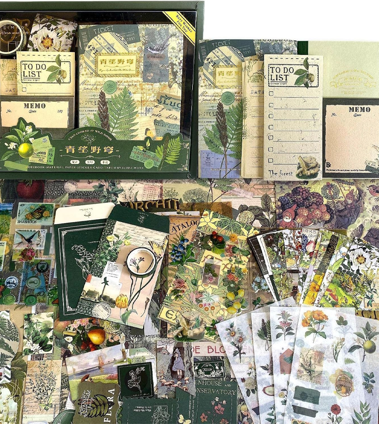 Scrape Book Kit Scrapbooking Kit Vintage Journal Scrapbook