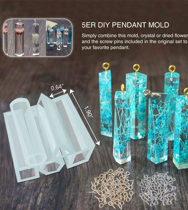 Resin Casting Mold Kit Resin Art Kit with Moulds