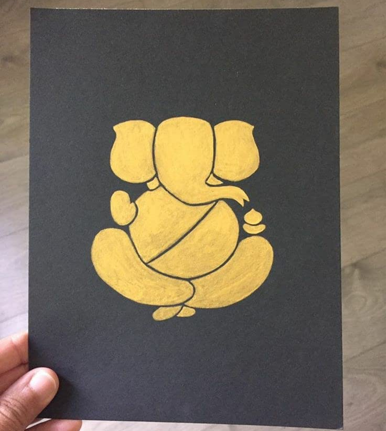 6-Pack 3x3 Inch Black Canvas Panels