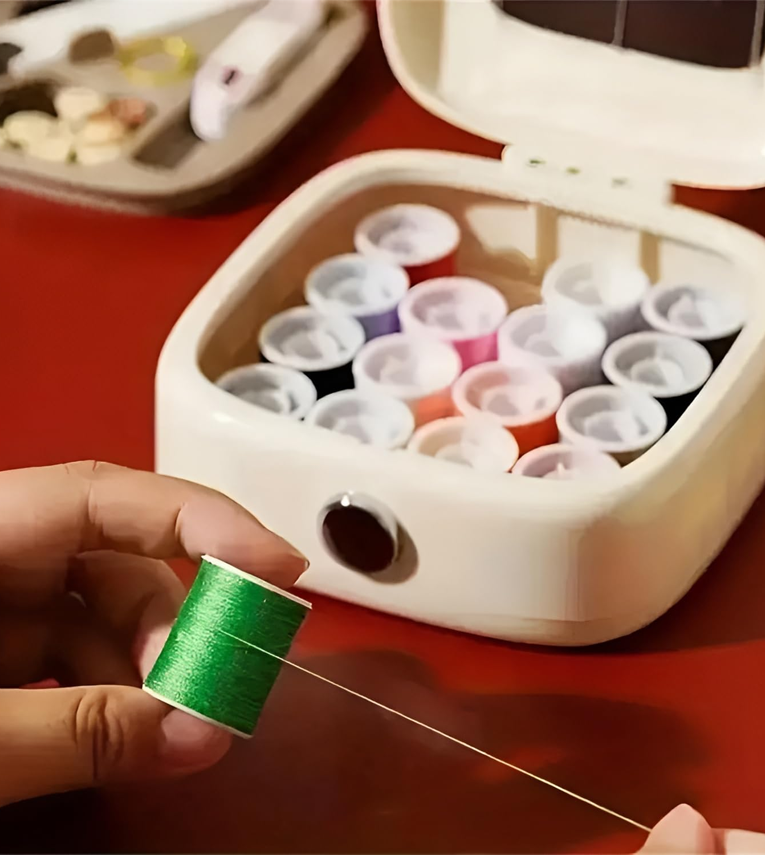 Premium New Sewing Kit Box with 16 Multi Color Threads