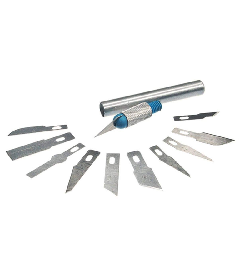 13 Blades 3 Handles With Box Non-Slip Metal Scalpel