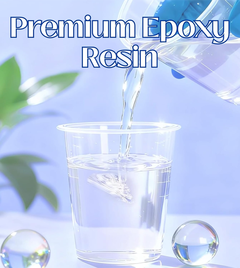 DIY Epoxy Resin Art Kit With Moulds Agate Coaster Making Kit