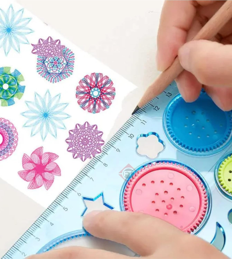 Creative Mandala Spirograph Geometric Ruler 1 Pc