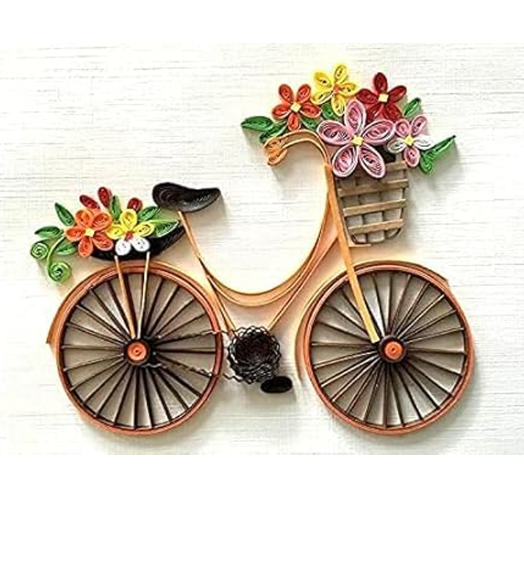 Quilling Paper Strips 5mm Width, Multicolor with Slotted Tool