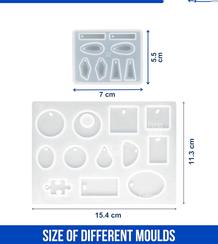 DIY Resin jewellary Pendant & Keychain Making Kit