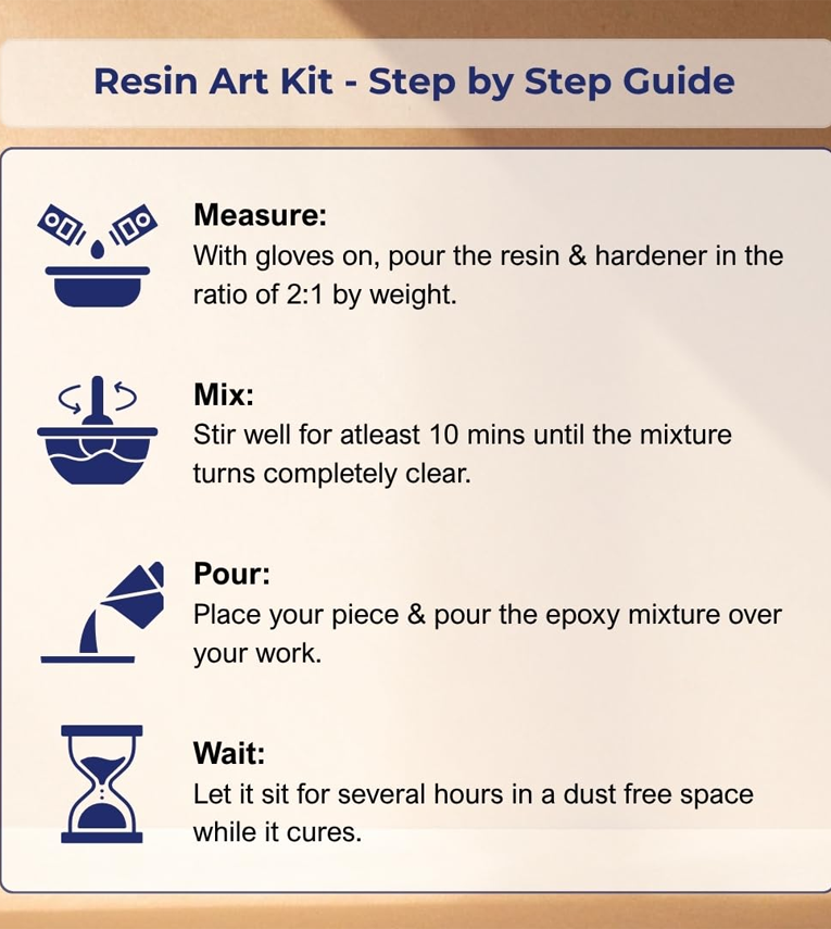 Ultimate All-in-One Resin Art Kit with Silicone Moulds