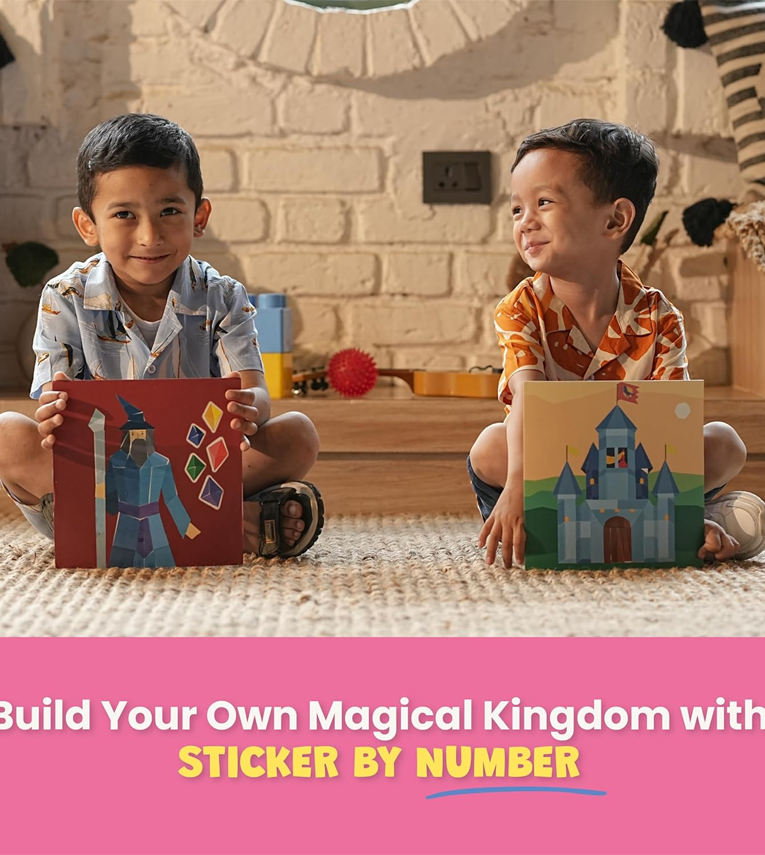 ticker By Number DIY Art Activity Fairy Tales,Craft Kits & Supplies