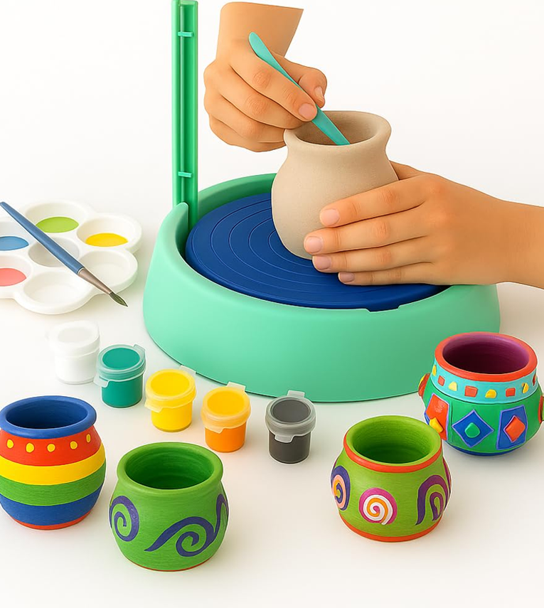 Toy Imagine Kids Pottery Wheel Kit