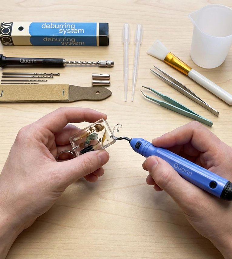 Resin Art Tool kit, Includes Hand Drill, Deburring Tool