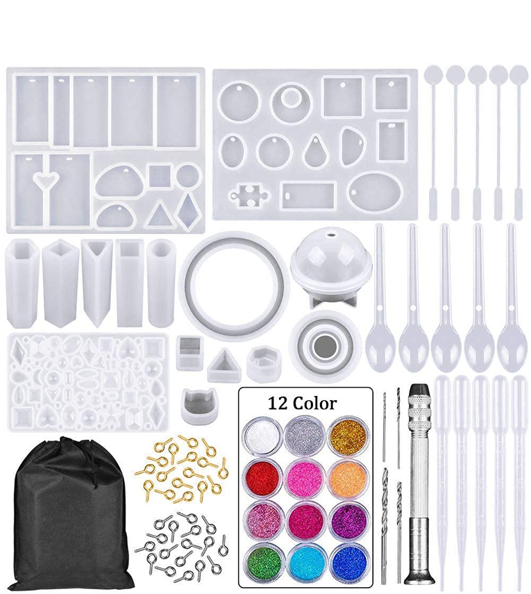 Resin Casting Mold Kit Resin Art Kit with Moulds