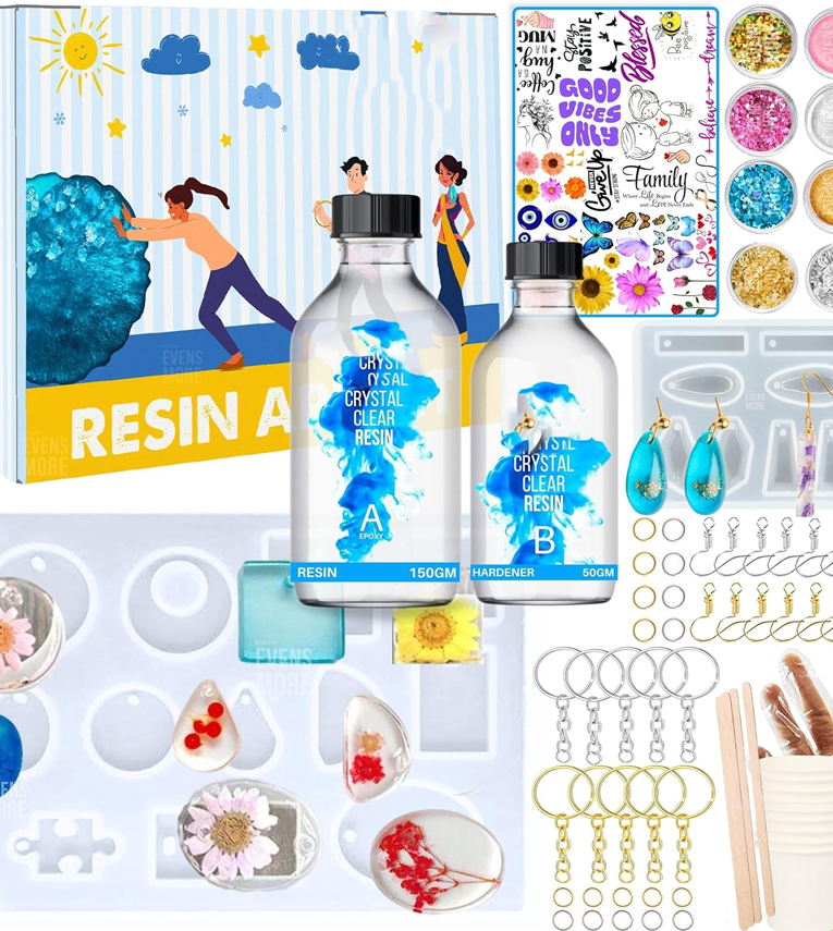 DIY Resin jewellary Pendant & Keychain Making Kit