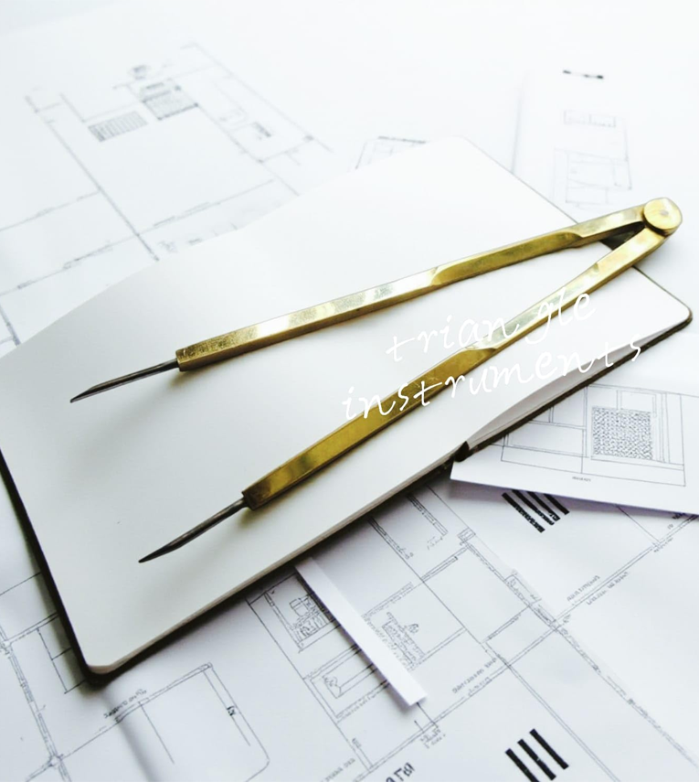 Full Brass Surveying Divider 6 Inch
