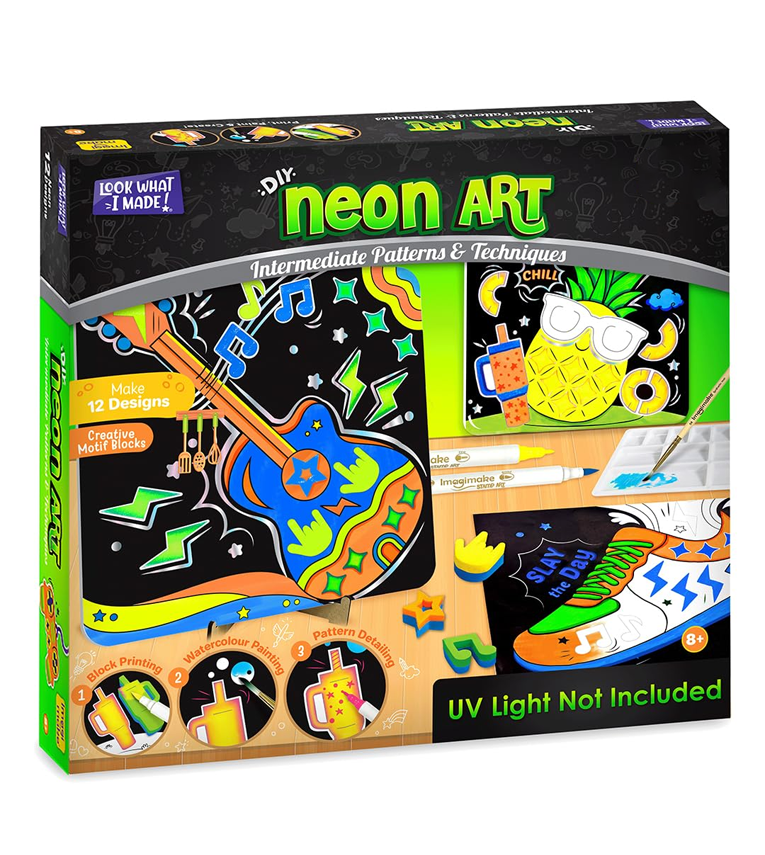 DIY Neon Art Kit |Painting & Coloring Kit