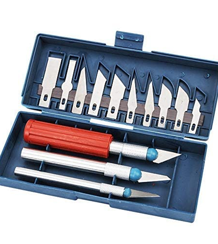 13 Blades 3 Handles With Box Non-Slip Metal Scalpel