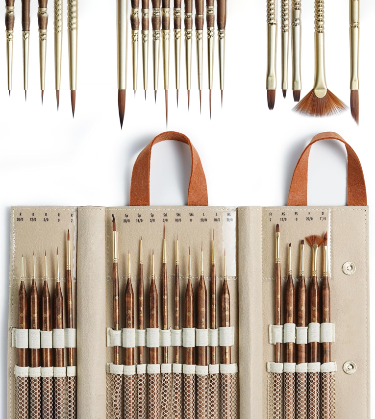 Extreme Detail Paint Brushes, Miniature Paint Brushes for Models & Art Painting
