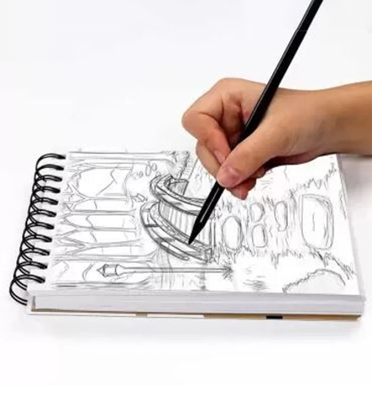 A5 Top Spiral-Bound Sketchbook
