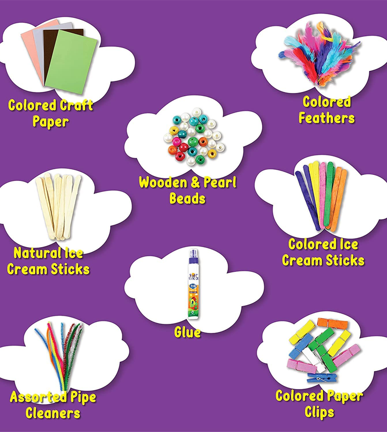 25 in 1 Art and Craft Kit for Girls & Boys – 200+ DIY Craft