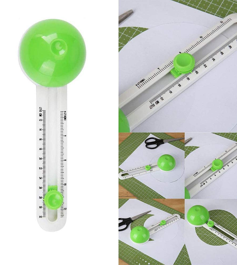 Circular Paper Cutter Rotary Cutter Craft Tool with Plastic Material